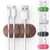 Cable Holder Clip Black, White, Green, Brown, Pink