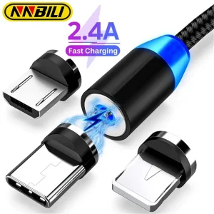 LED Magnetic USB Cable For iPhone