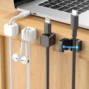 Office Magnetic Cord HolderCable Organizer