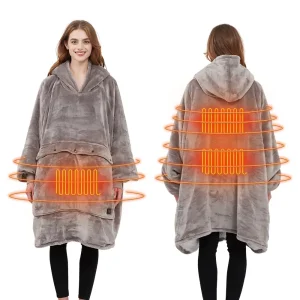 Home Leisure Large Size Heatable Wool Hoodie