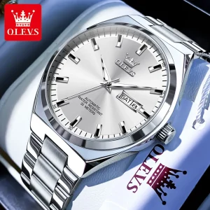 OLEVS Luminous Date Fine Steel Watch for Man