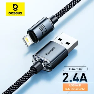 Baseus USB Cable For iPhone iPad Fast Data Charging