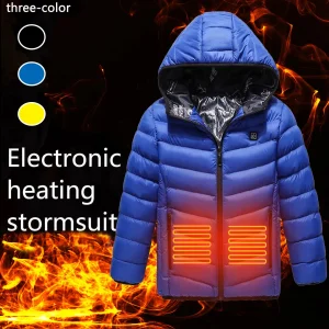 Electric Thermal Kid Washable Heated Jacket