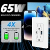 USB-C Charger 15 Amp Receptacle Plug