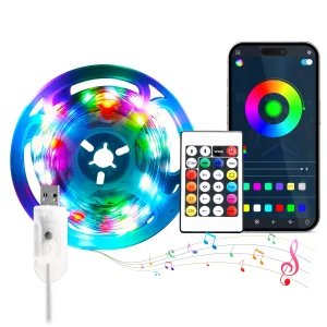 Smart String Lights with IR Remote Plugin RGB Color