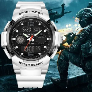 LIGE FOXBOX Electronic Man Watch Outdoor Casual