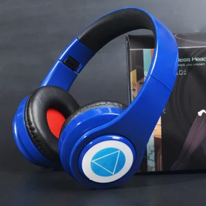 Rechargeable Bluetooth Folding Over-Ear Headset Microphone