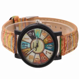 Women's Quartz Vintage Leather Casual Fashion Watch