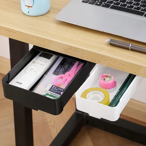 Self-Stick Under Desk Hidden Storage Drawer Organizer